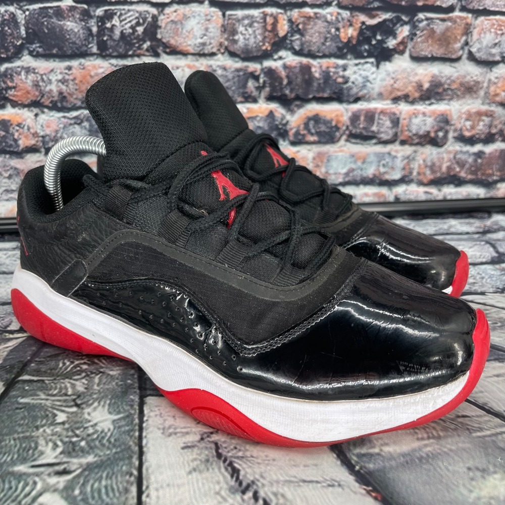 Jordan Jumpman MVP Low Mens 8.5 Black Red Patent Leather Sneakers DN4180-060